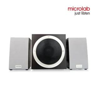 Microlab TMN1 2.1 srebrny - Głośniki i kolumny - miniaturka - grafika 1