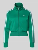 Kurtki damskie - Kurtka treningowa z wyhaftowanym logo - miniaturka - grafika 1