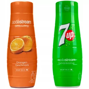 Syrop do SodaStream Classics Pomarańcza 440ml + 7UP - Syropy i koncentraty owocowe - miniaturka - grafika 1