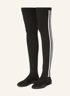 Kozaki damskie - Adidas Originals Kozaki Za Kolano Taekwondo Mei schwarz - miniaturka - grafika 1