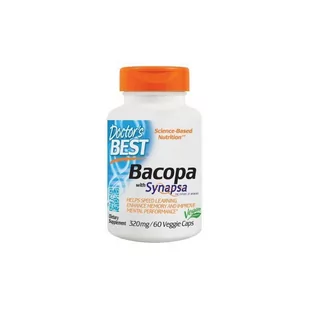 Doctor's Best Bakopa (Brahmi) - Bacopa Monniera z Synapsa (60 kaps.) - Suplementy naturalne - miniaturka - grafika 1