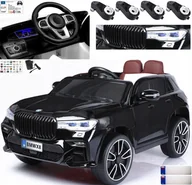 Pojazdy elektryczne dla dzieci - Duży SUV X8 SPORT napęd 4x4 skóra lakier czarny - miniaturka - grafika 1