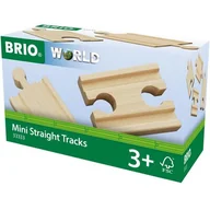 Pociągi dla dzieci - Brio Mini tory do rozbudowy 5,4 cm 4 el 33333 - miniaturka - grafika 1