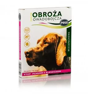 PESS Obroża owadobójcza bezzapachowa 60 cm dla psa 33729-uniw - Artykuły przeciw pasożytom - miniaturka - grafika 1