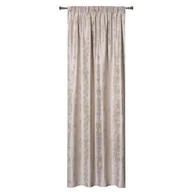 Zasłony - Zasłona z taśmą FES 140 x 260 cm, kolor beżowy - miniaturka - grafika 1