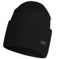 Czapki męskie - Buff, Niels Knitted Hat Beanie 1264579991000, Kobieta/Mężczyzna, Czapka, Czarna - miniaturka - grafika 1
