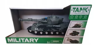 CZOŁG MILITARNY NA BATERIE TANK RUCH, ŚWIATŁO - Samochody i pojazdy dla dzieci - miniaturka - grafika 1