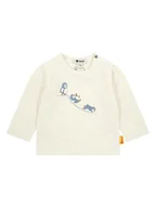 Kaftaniki dla niemowląt - Steiff Koszulka w kolorze kremowym - miniaturka - grafika 1