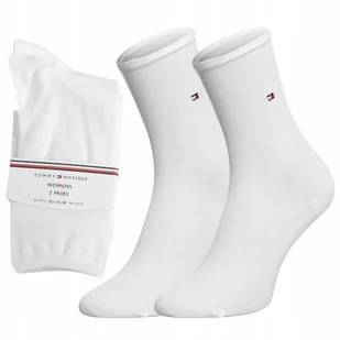 Tommy Hilfiger Skarpety Skarpetki 2P White R.35-38 - Skarpetki damskie - miniaturka - grafika 1