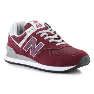 Buty New Balance M ML574 (kolor Czerwony, rozmiar EU 42.5) - Buty sportowe męskie - miniaturka - grafika 1