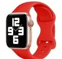 Akcesoria do smartwatchy - Pasek do Apple Watch Sport 42/44 mm S/L Czerwony - miniaturka - grafika 1