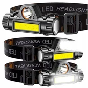 Latarki - LATARKA CZOŁOWA 4w1 Z MAGNESEM REFLEKTOR CZOŁÓWKA MINI AKU - miniaturka - grafika 1