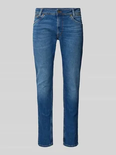 Jeansy o kroju tapered fit z 5 kieszeniami model ‘SPIKE’ - Spodnie męskie - miniaturka - grafika 1