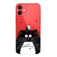 Etui i futerały do telefonów - Etui König Design kompatybilne z Apple iPhone 13 plastikowe, miękkie etui na telefon komórkowy - przezroczyste etui na telefon komórkowy - miniaturka - grafika 1