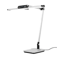 Lampy stojące - Srebrna lampa biurkowa, kreślarska, LED K-BL1321 SREBRNY z serii ARES - miniaturka - grafika 1