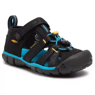 Keen Sandały Seacamp II Cnx 1025128 Black Yellow - Sandały damskie - miniaturka - grafika 1