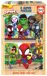 Puzzle drewniane, Spidey i Super-Kumple, 50 el. - Puzzle - miniaturka - grafika 1
