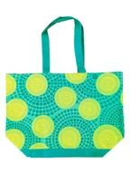 Torebki damskie - Le Comptoir de la Plage Torba plażowa "Sac" w kolorze turkusowo-żółtym - 58 x 35 x 23 cm - miniaturka - grafika 1