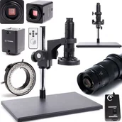 Mikroskopy i lupy - Mikroskop Cyfrowy Techrebal 10A 7-45x Dla Optyka Kamera 12MP Oświetlenie - miniaturka - grafika 1