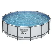 Akcesoria do basenów - Bestway Basen stelażowy 5612Z 488x122 cm 131232 - miniaturka - grafika 1