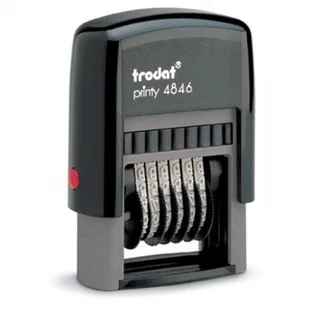 Trodat Numerator ręczny 4846 6/4mm SAMOTUSZUJĄCY - Numeratory - miniaturka - grafika 2