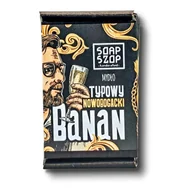 Mydła - Soap Szop, Typowy nowobogacki BANAN, czyli prestiżowe mydło premium, 80 g - miniaturka - grafika 1
