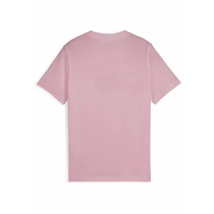 Młodzieżowa koszulka Essentials Script PUMA Poised Pink - Odzież sportowa dziecięca - miniaturka - grafika 1