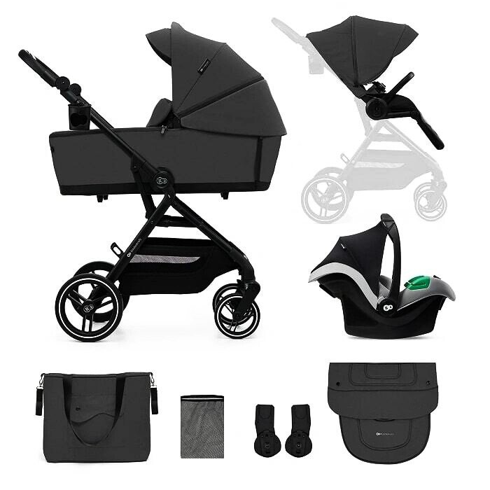 Wózek miejski Kinderkraft Yoxi 3in1 Moonlight Grey