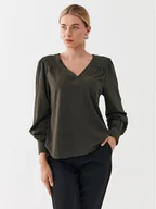 Bluzki damskie - ONLY Bluzka 15303748 Zielony Regular Fit - miniaturka - grafika 1