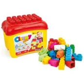 Klocki - Clementoni 30 miękkich pachnących klocków w pojemniku Clemmy Plus - miniaturka - grafika 1