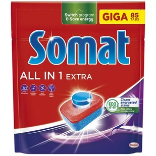 Tabletki do zmywarek SOMAT All in One Extra - 85 szt. - Środki do zmywarek - miniaturka - grafika 1