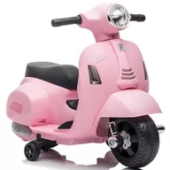 Pojazdy elektryczne dla dzieci - Motorek elektryczny SUN BABY Scooter Vespa Różowy - miniaturka - grafika 1