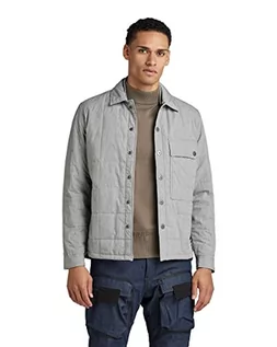 Koszulki męskie - G-STAR RAW Postino pikowana koszulka męska, Wielokolorowy (Correct Winter Grey Htr D20161-c903-3800), XS - grafika 1