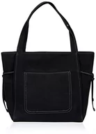 Torebki damskie - TOM TAILOR Damska torba na zakupy TIZIA z zamkiem błyskawicznym L, czarna - miniaturka - grafika 1