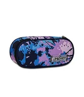 Długopisy - Długopis Szkoła Seven - Round Plus z elastycznymi uchwytami na długopisy - FREETHINK - GIRL - Fioletowy - miniaturka - grafika 1