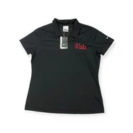 Bluzki damskie - Bluzka damska polo z krótki rękawem Nike L - miniaturka - grafika 1
