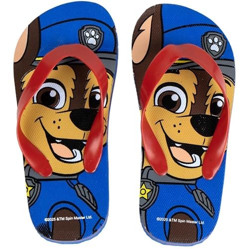 CERDÁ LIFE'S LITTLE MOMENTS Klapki dziecięce wygodne antypoślizgowe sandały Psi Patrol zabawny design, Ciemny niebieski, 26/27 EU
