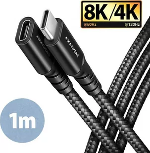 Kabel USB Axagon USB-C - USB-C 1 m Czarny (BUCM32-CF10AB) - Kable USB - miniaturka - grafika 1