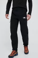 Spodnie sportowe męskie - The North Face spodnie outdoorowe Exploration kolor czarny - miniaturka - grafika 1
