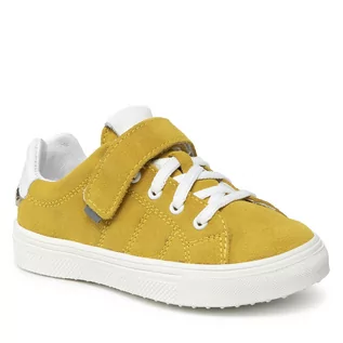 Buty dla dziewczynek - Sneakersy BARTEK - 15630004 Żółty - grafika 1