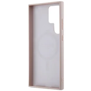 Guess GUHMS24LG4GFRP S24 Ultra S928 różowy/pink hardcase 4G Collection Leather Metal Logo MagSafe - Etui i futerały do telefonów - miniaturka - grafika 6