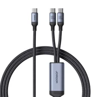 Kable USB - 2w1 Kabel przewód Speedy Series USB-C - 2x USB-C 1.5m czarny - miniaturka - grafika 1