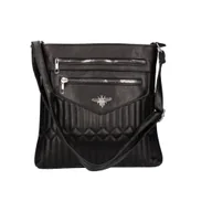 Torebki damskie - Torebka Damska listonoszka czarna motyl - miniaturka - grafika 1