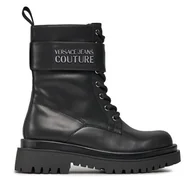 Botki damskie - Trapery Versace Jeans Couture 75VA3S64 Czarny - miniaturka - grafika 1