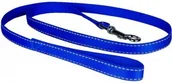Smycze dla psów - Chaba Smycz z odblaskiem niebieska 1.3m - miniaturka - grafika 1