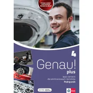 Podręczniki dla liceum - Genau plus 4. Podręcznik - miniaturka - grafika 1
