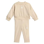 Odzież sportowa dziecięca - adidas uniseks-baby SEASONALS SWEAT SET, Crystal Linen/white, 2-3 Years - miniaturka - grafika 1