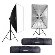 Lampy studyjne - TravelStudio™ zestaw 2x 60x90 10x85W - miniaturka - grafika 1