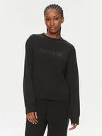Bluzy damskie - Calvin Klein Bluza 000QS7154E Czarny Regular Fit - miniaturka - grafika 1