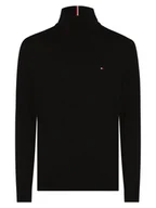Swetry męskie - Tommy Hilfiger - Sweter męski z dodatkiem kaszmiru, czarny - miniaturka - grafika 1